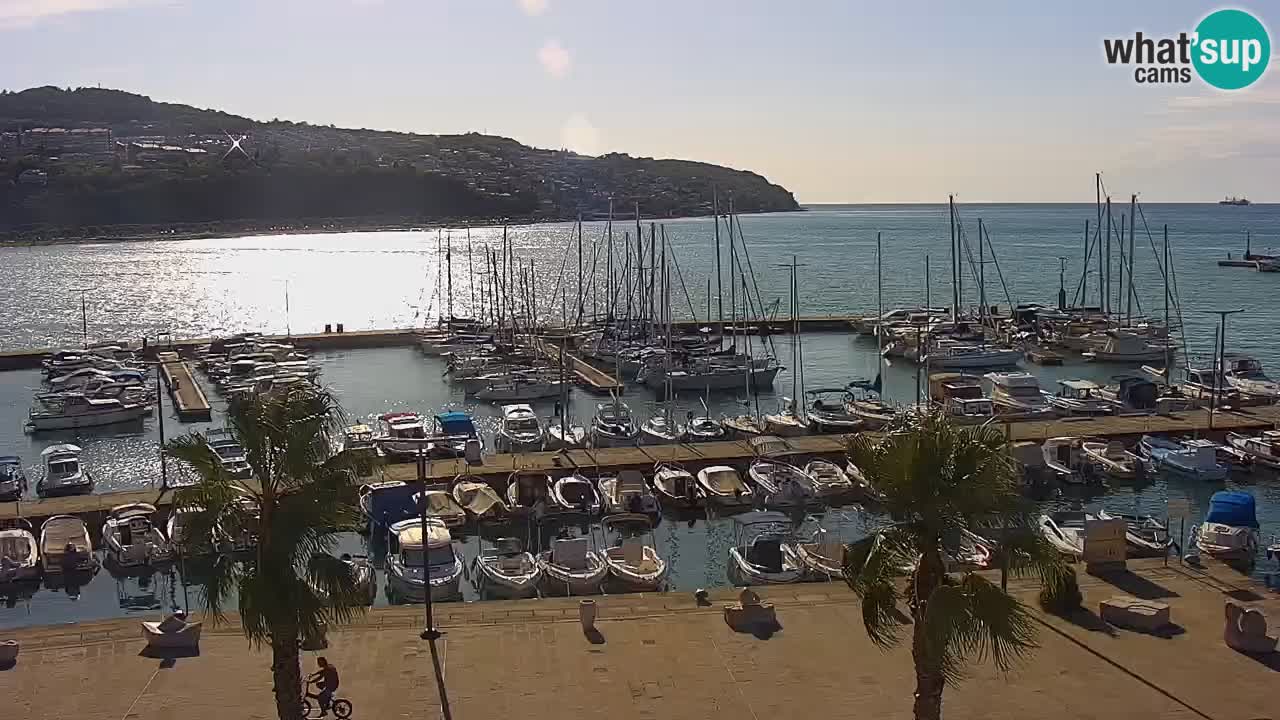 Web kamera Koper – marina i promenada – hotel Grand Koper