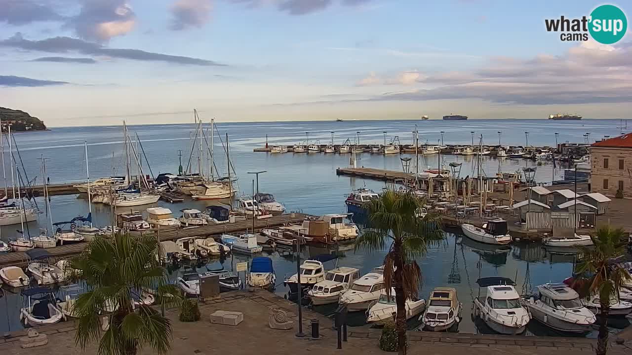 Web kamera Koper – marina i promenada – hotel Grand Koper