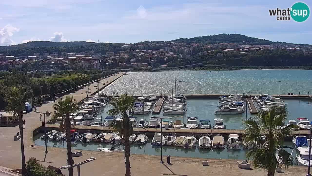 Webcam en vivo del Puerto de Koper – puerto de carga y cruceros – Eslovenia