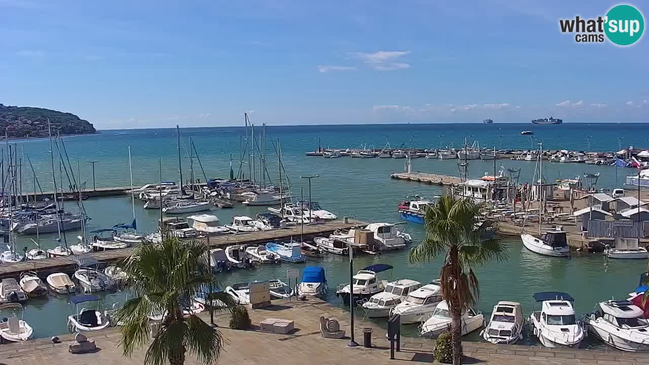 Web kamera Koper – marina i promenada – hotel Grand Koper