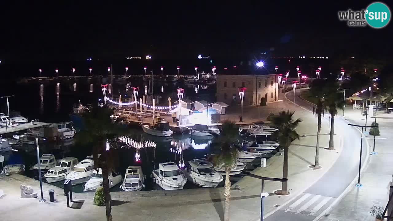 Camera en vivo Koper – puerto deportivo y paseo marítimo desde el Hotel Grand Koper