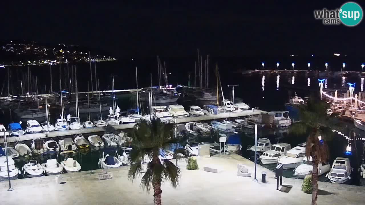 Camera en vivo Koper – puerto deportivo y paseo marítimo desde el Hotel Grand Koper