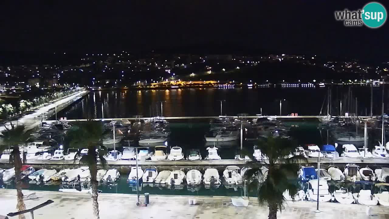 Web kamera Koper – marina i promenada – hotel Grand Koper
