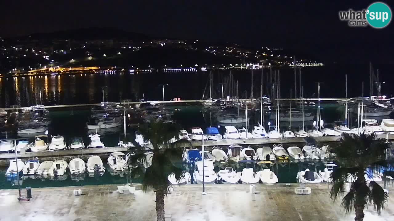 Web kamera Koper – marina i promenada – hotel Grand Koper