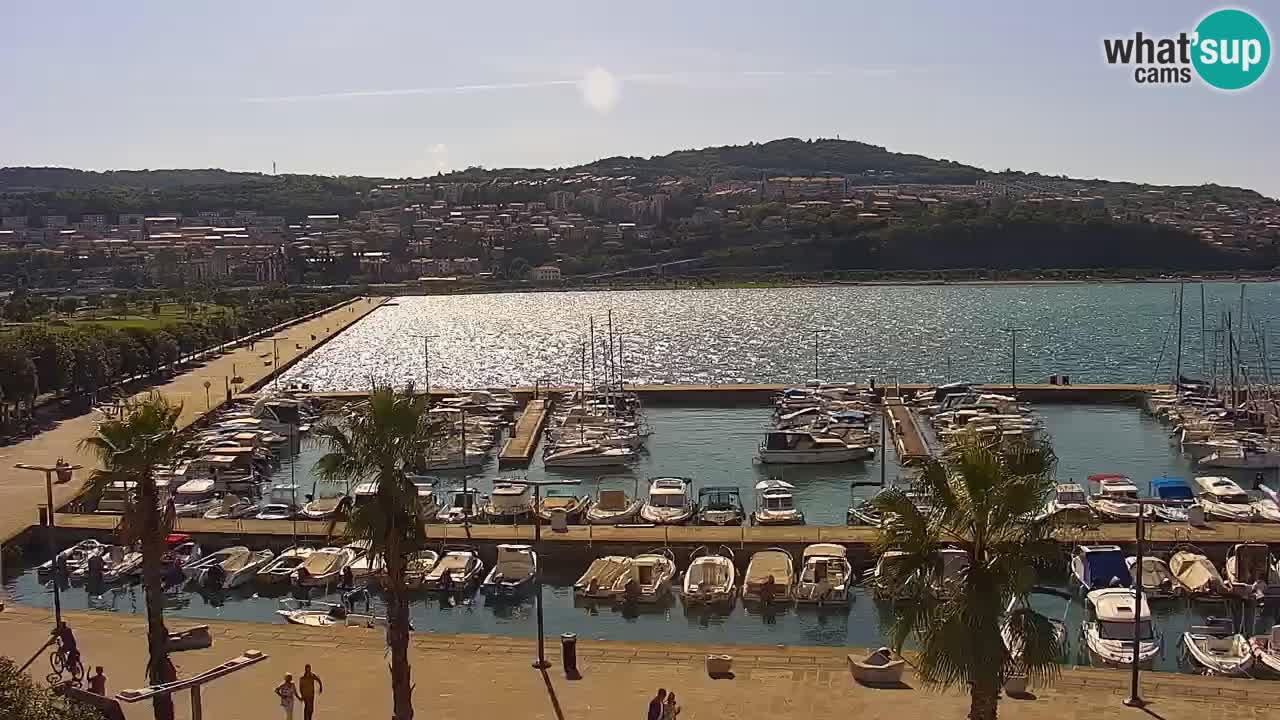 Web kamera Koper – marina i promenada – hotel Grand Koper
