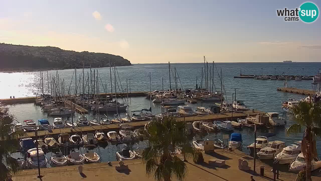 Web kamera Koper – marina i promenada – hotel Grand Koper