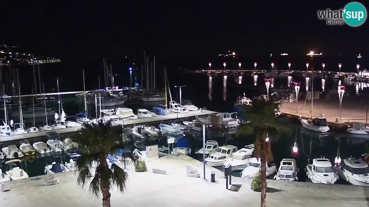 Web kamera Koper – marina i promenada – hotel Grand Koper