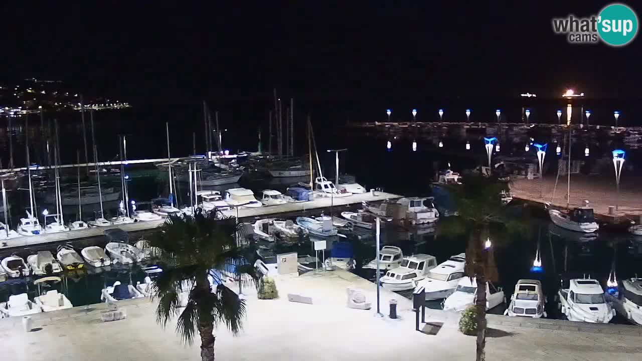Webcam Capodistria – marina e lungo mare dall’Hotel Grand Koper