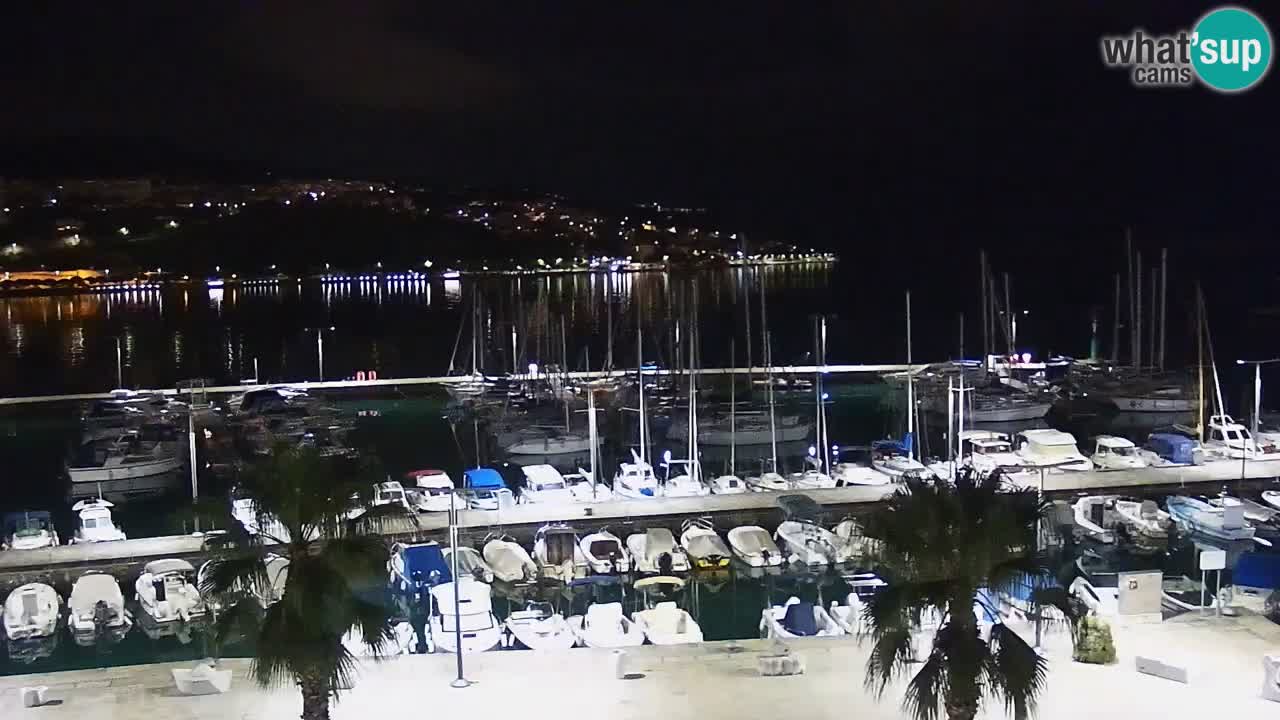 Camera en vivo Koper – puerto deportivo y paseo marítimo desde el Hotel Grand Koper