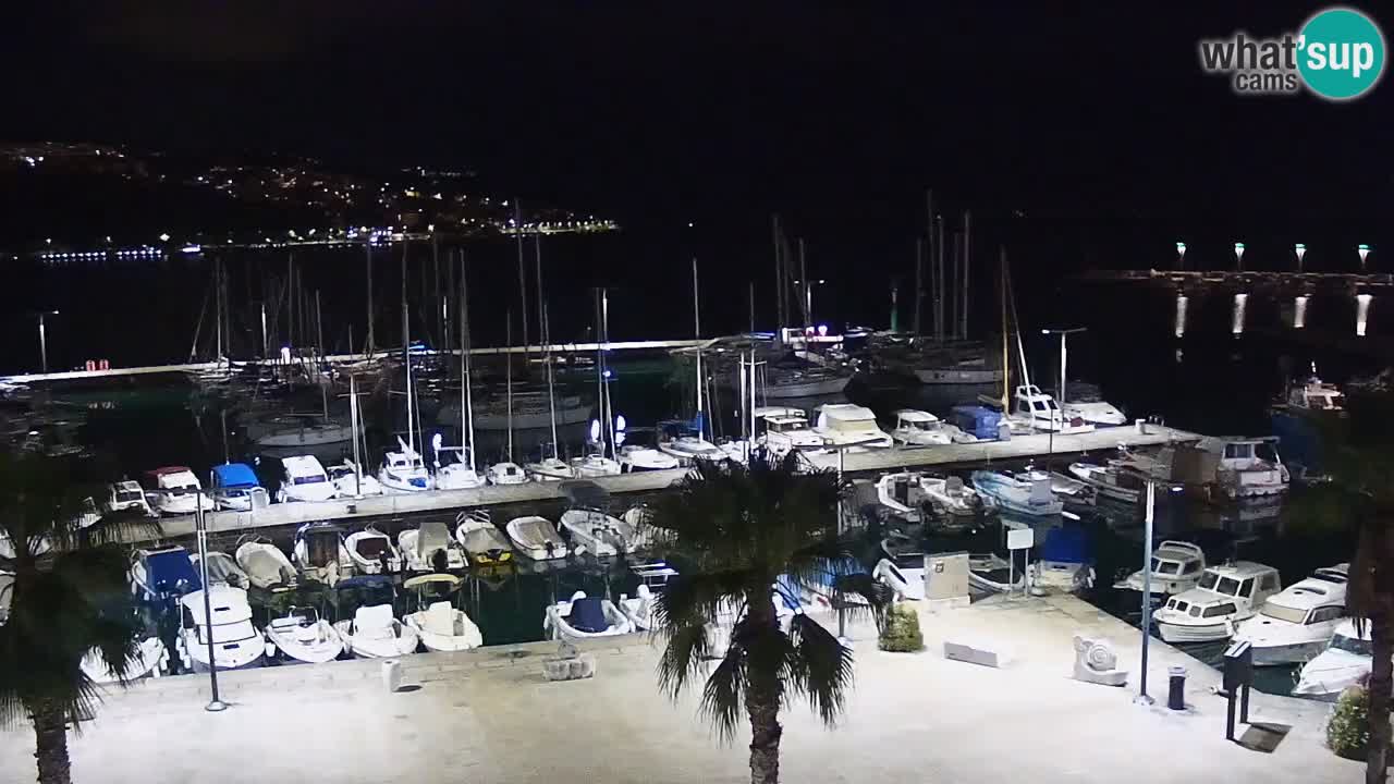Web kamera Koper – marina i promenada – hotel Grand Koper