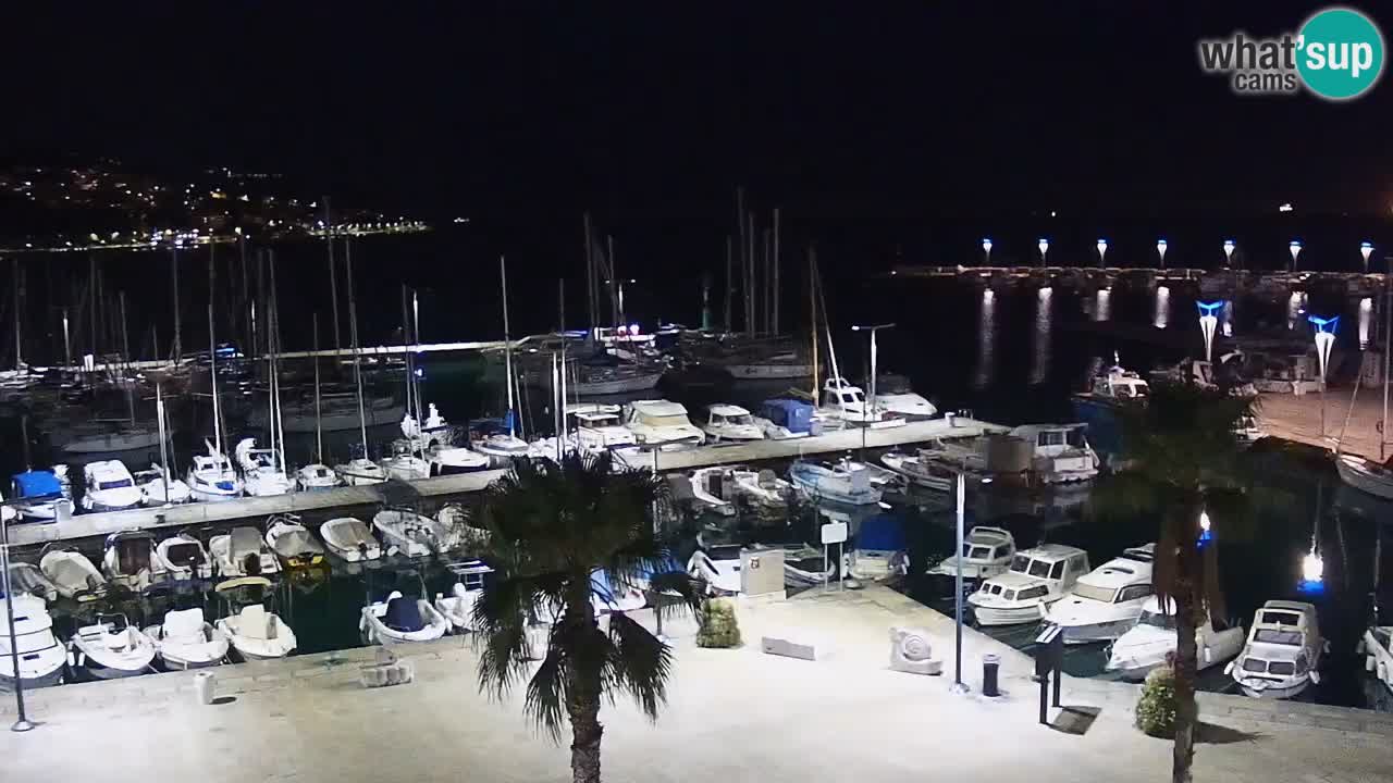 Web kamera Koper – marina i promenada – hotel Grand Koper