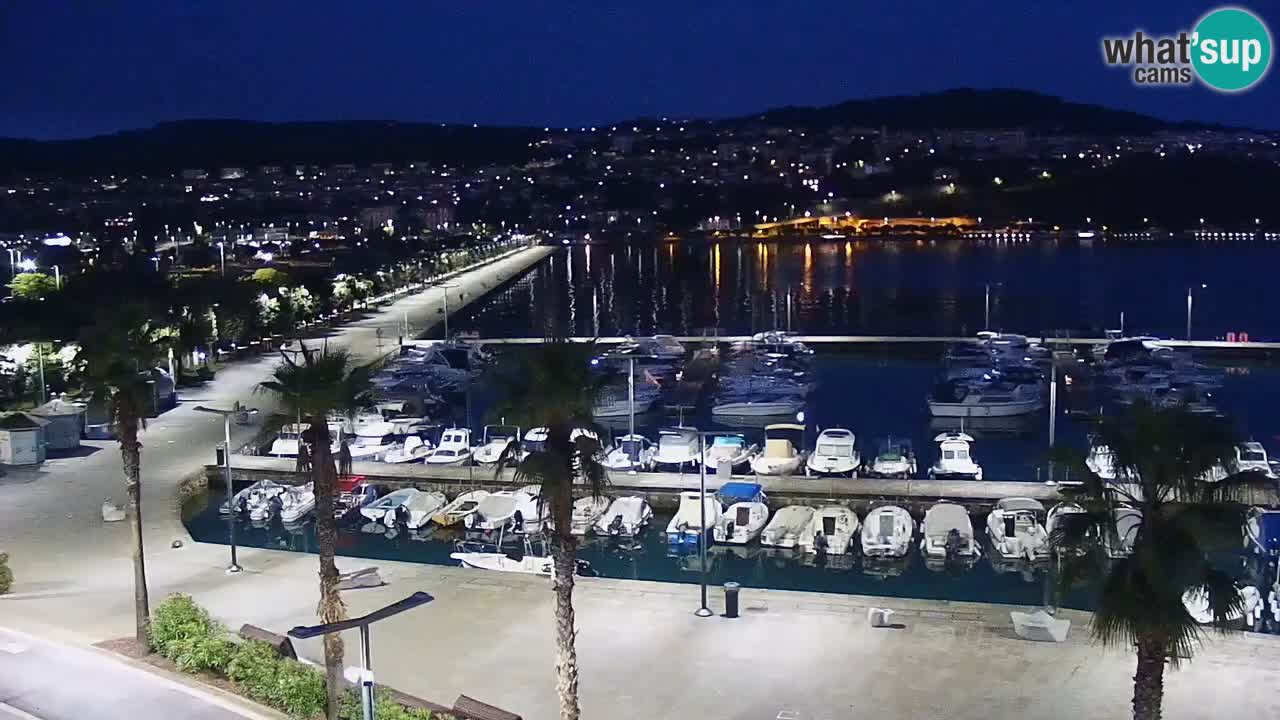 Webcam Capodistria – marina e lungo mare dall’Hotel Grand Koper