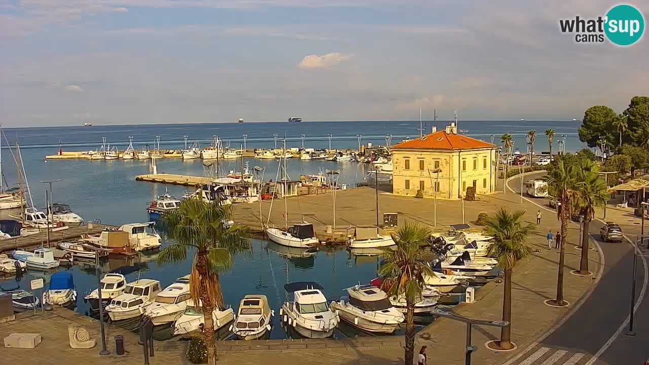 Web kamera Koper – marina i promenada – hotel Grand Koper