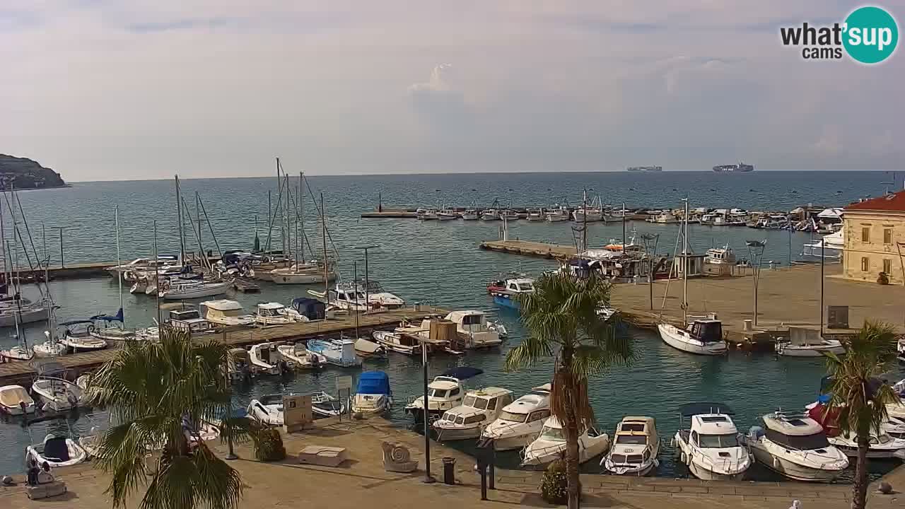 Web kamera Koper – marina i promenada – hotel Grand Koper
