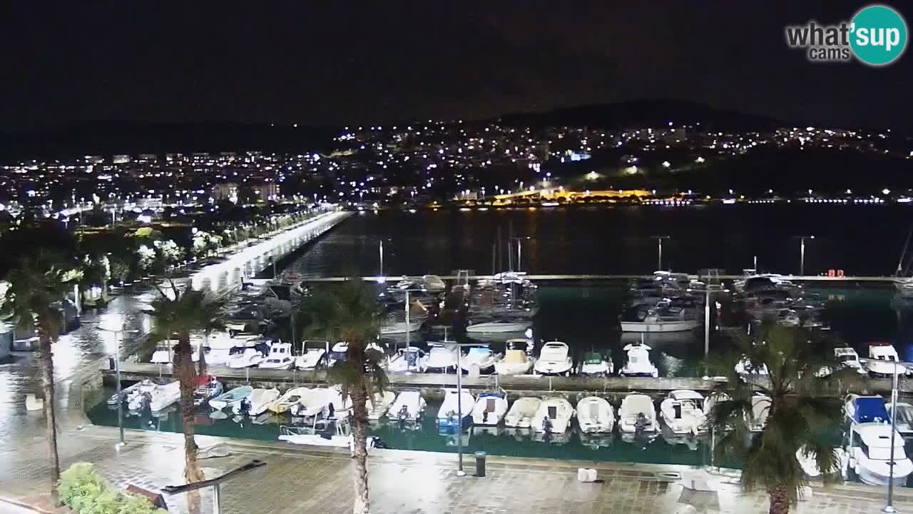 Webcam Capodistria – marina e lungo mare dall’Hotel Grand Koper
