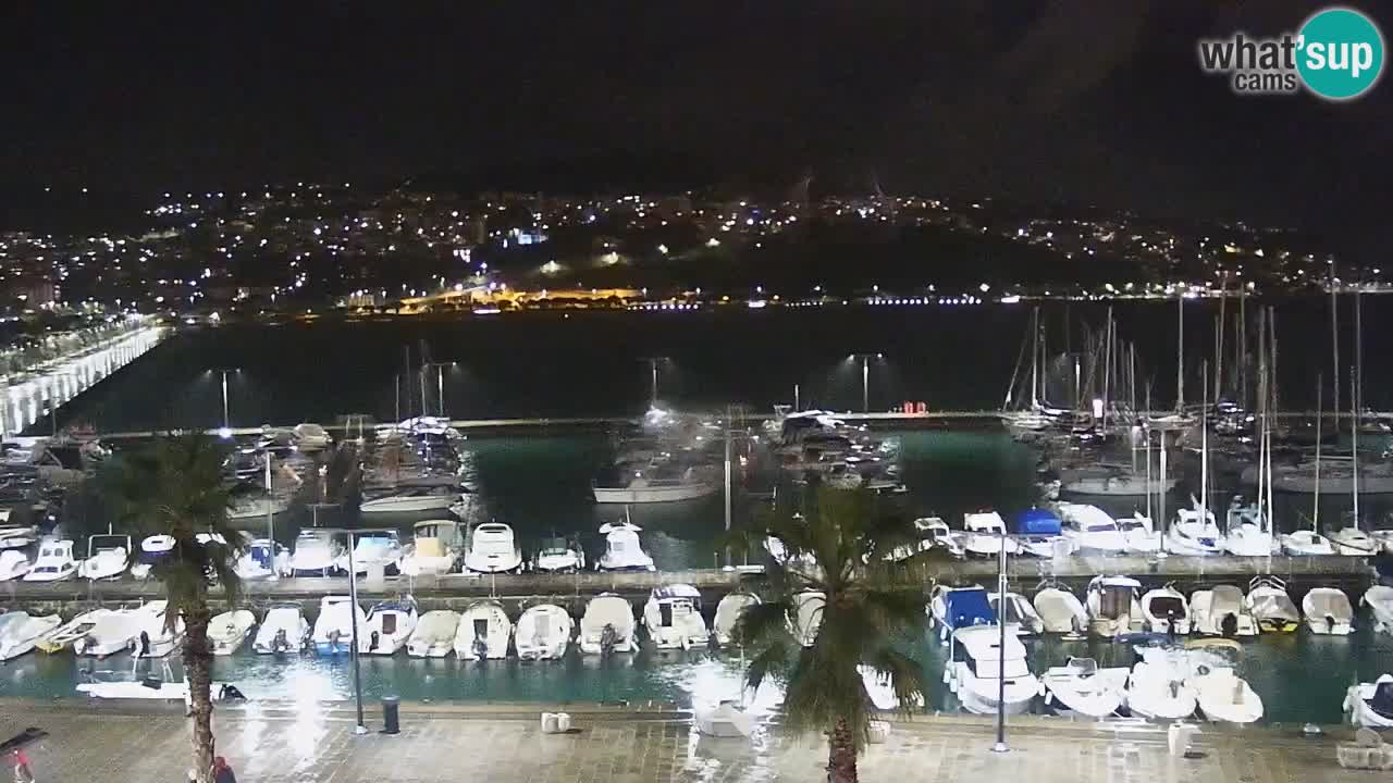 Webcam Capodistria – marina e lungo mare dall’Hotel Grand Koper