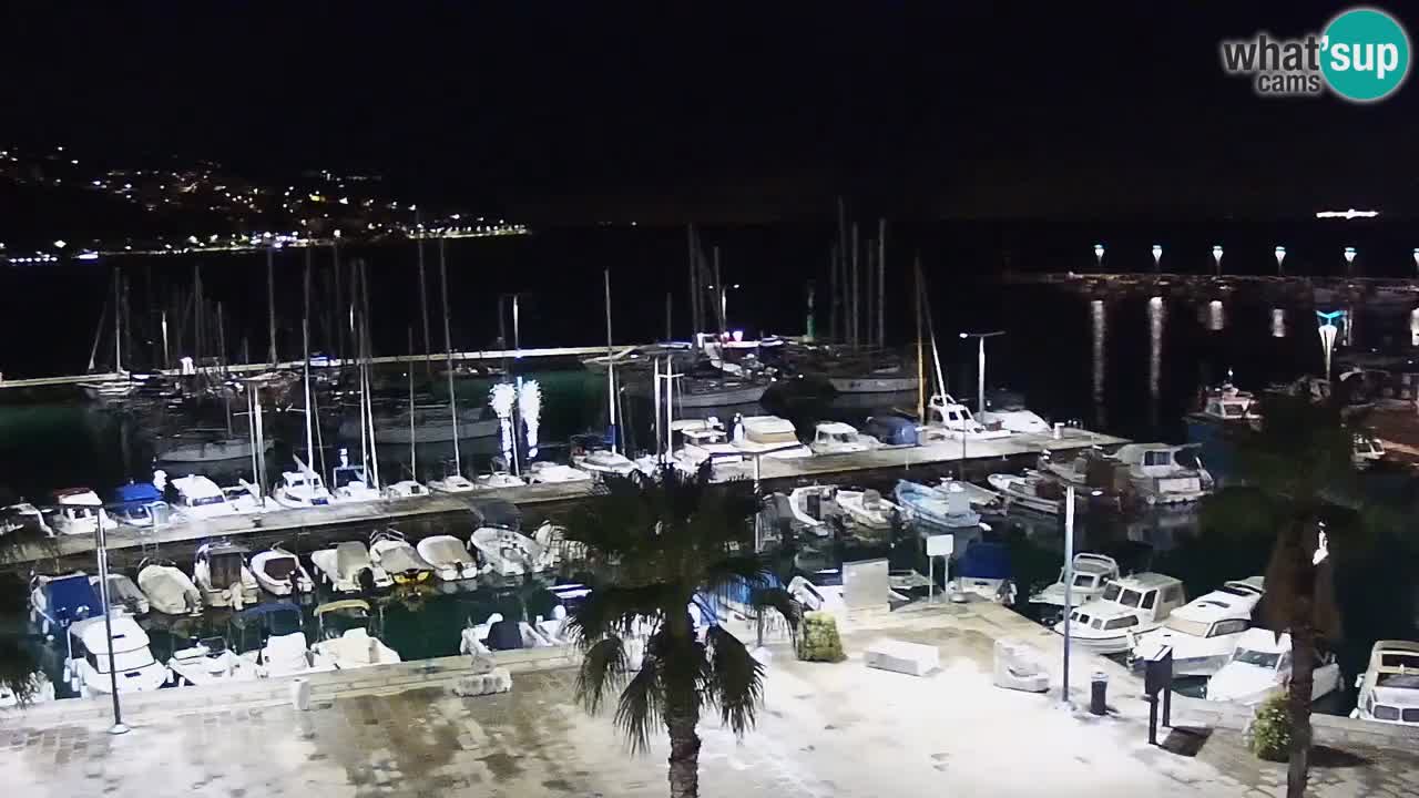Web kamera Koper – marina i promenada – hotel Grand Koper