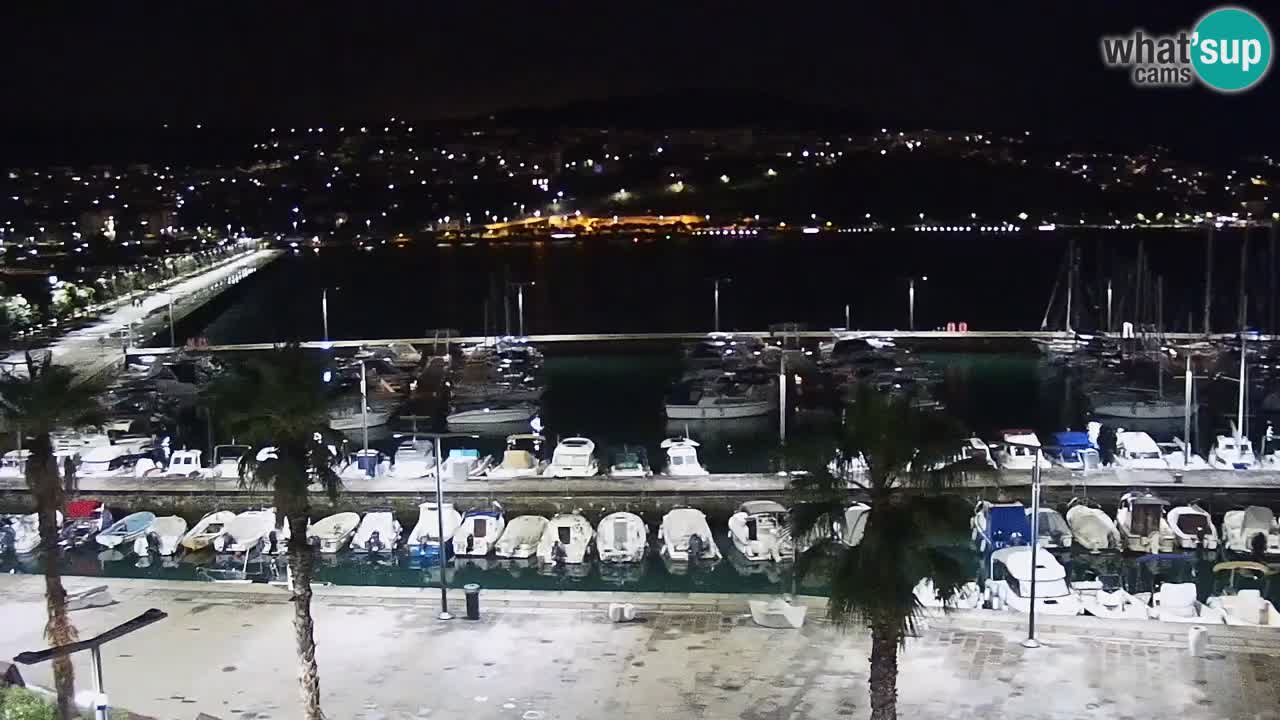 Web kamera Koper – marina i promenada – hotel Grand Koper