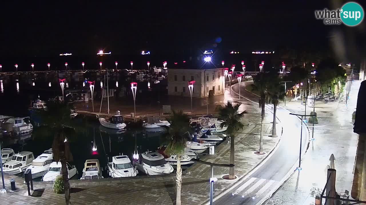 Webcam Capodistria – marina e lungo mare dall’Hotel Grand Koper