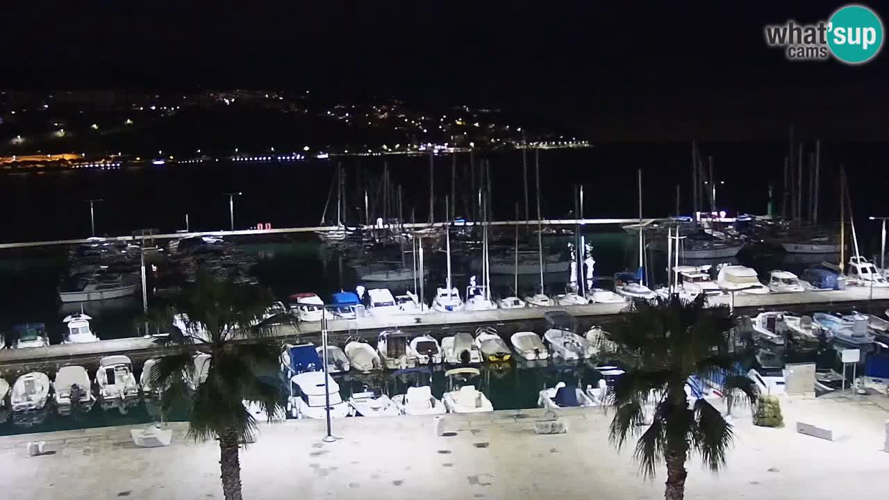 Camera en vivo Koper – puerto deportivo y paseo marítimo desde el Hotel Grand Koper