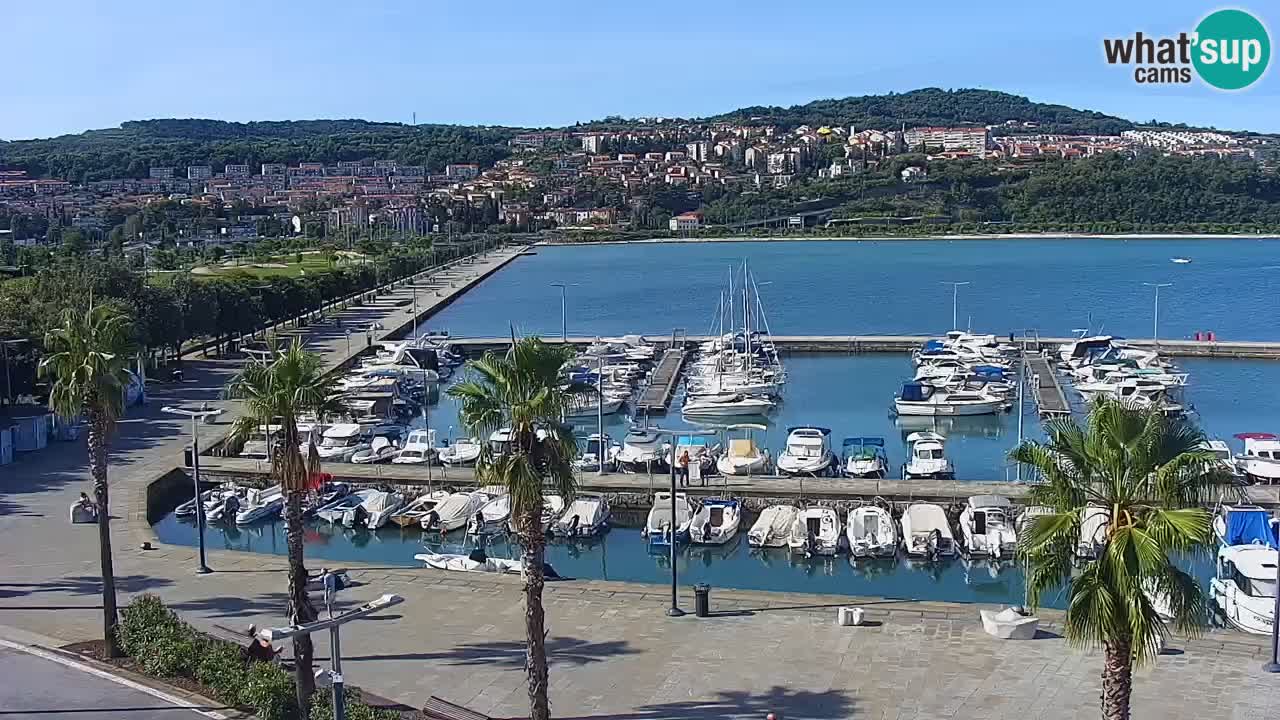 The Port of Koper live webcam – cruise and cargo port – Slovenia