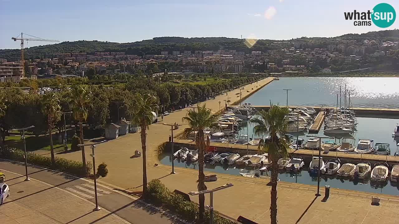 The Port of Koper live webcam – cruise and cargo port – Slovenia