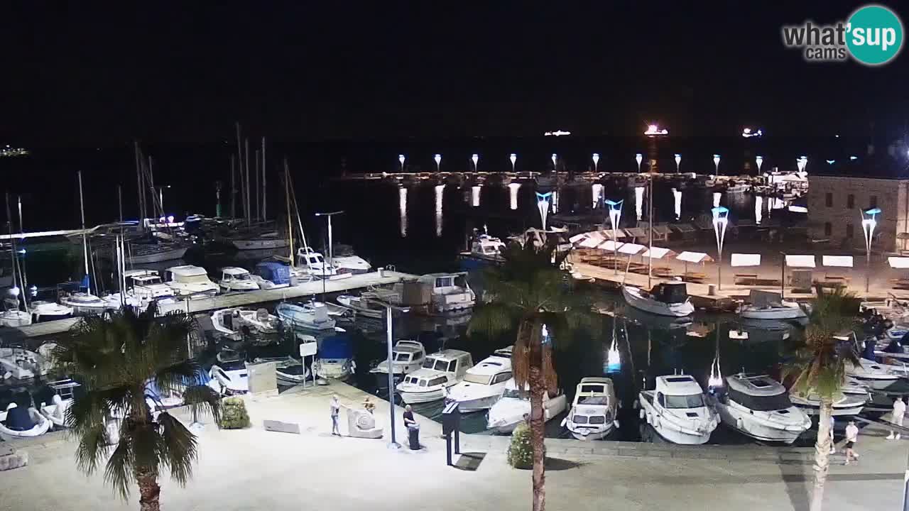 Web kamera Koper – marina i promenada – hotel Grand Koper