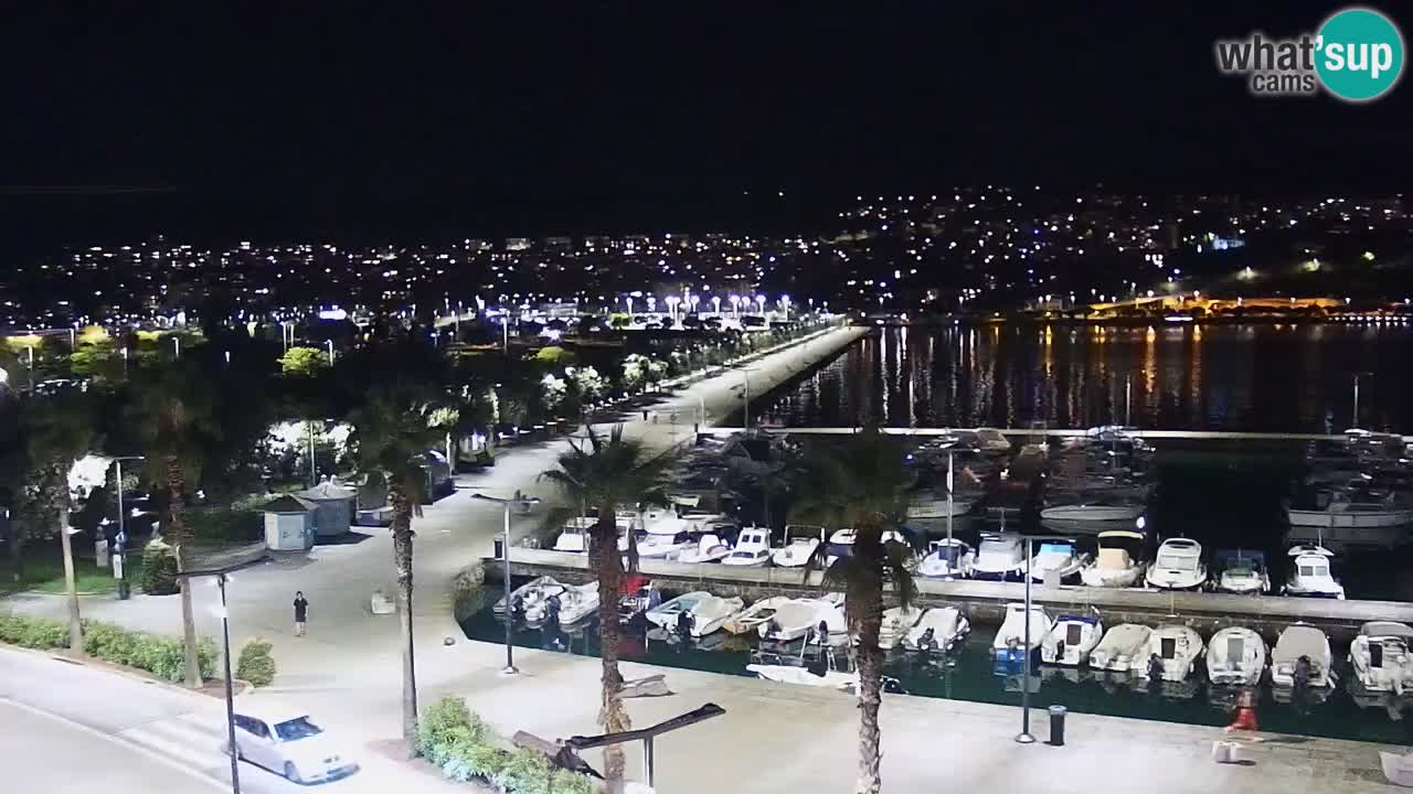 Camera en vivo Koper – puerto deportivo y paseo marítimo desde el Hotel Grand Koper