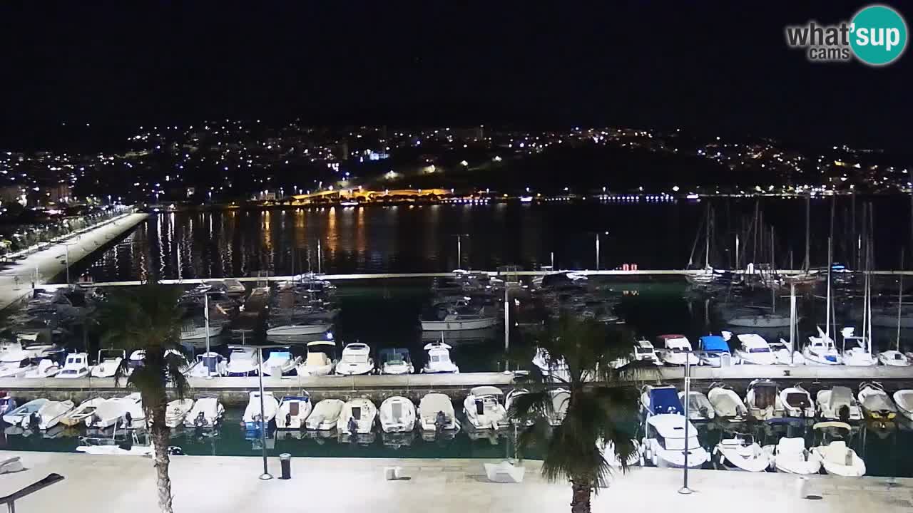 Web kamera Koper – marina i promenada – hotel Grand Koper