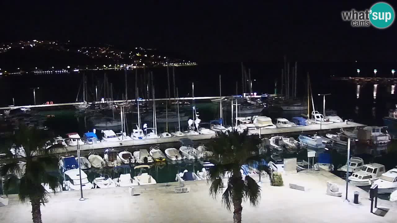 Spletna kamera Koper – Panorama na marino in promenado s Hotela Grand Koper