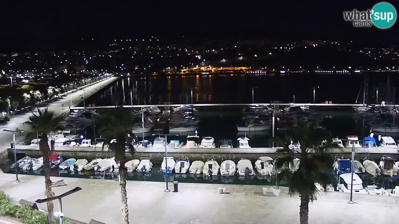 Web kamera Koper – marina i promenada – hotel Grand Koper