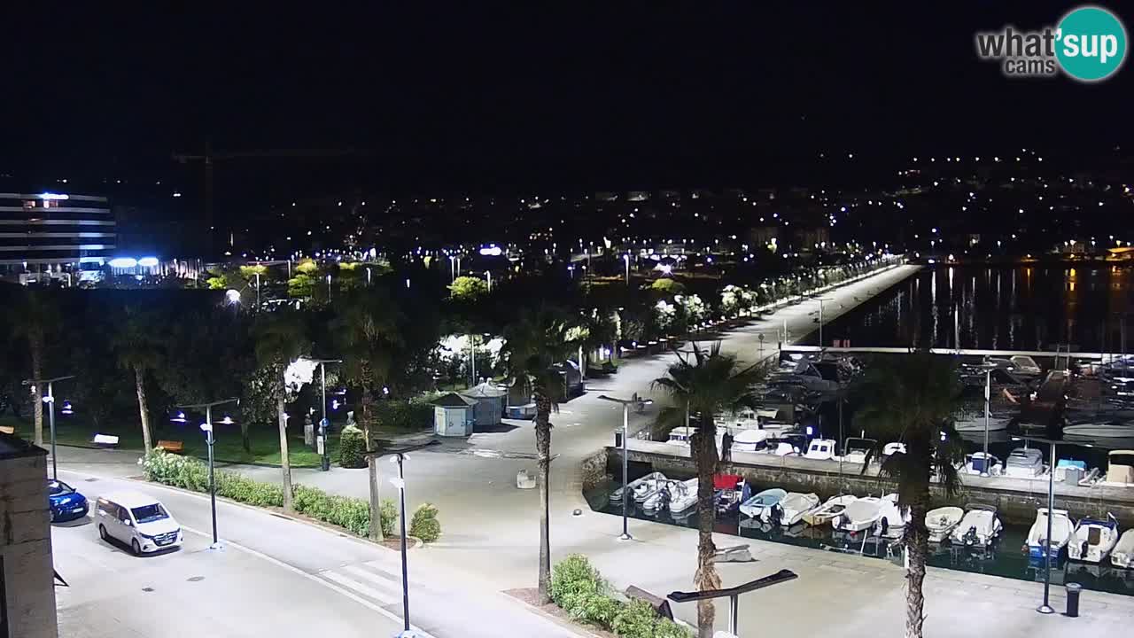 Web kamera Koper – marina i promenada – hotel Grand Koper