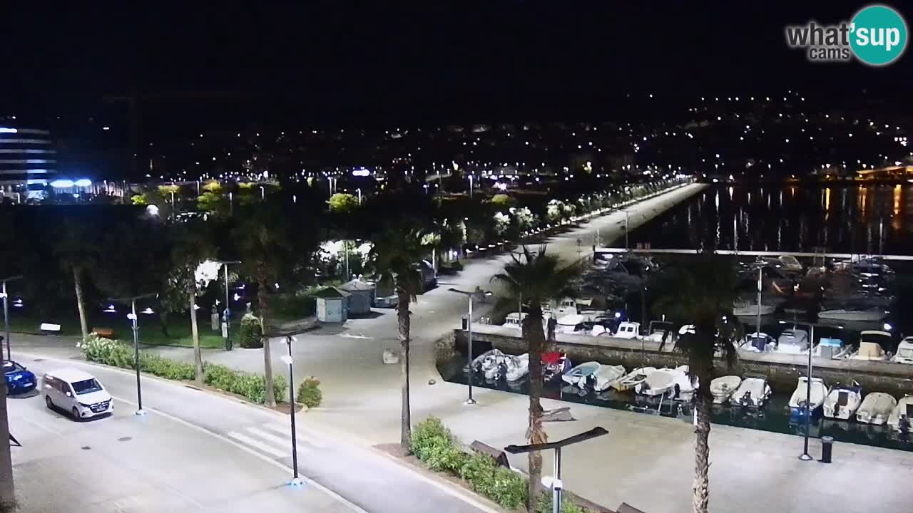Web kamera Koper – marina i promenada – hotel Grand Koper