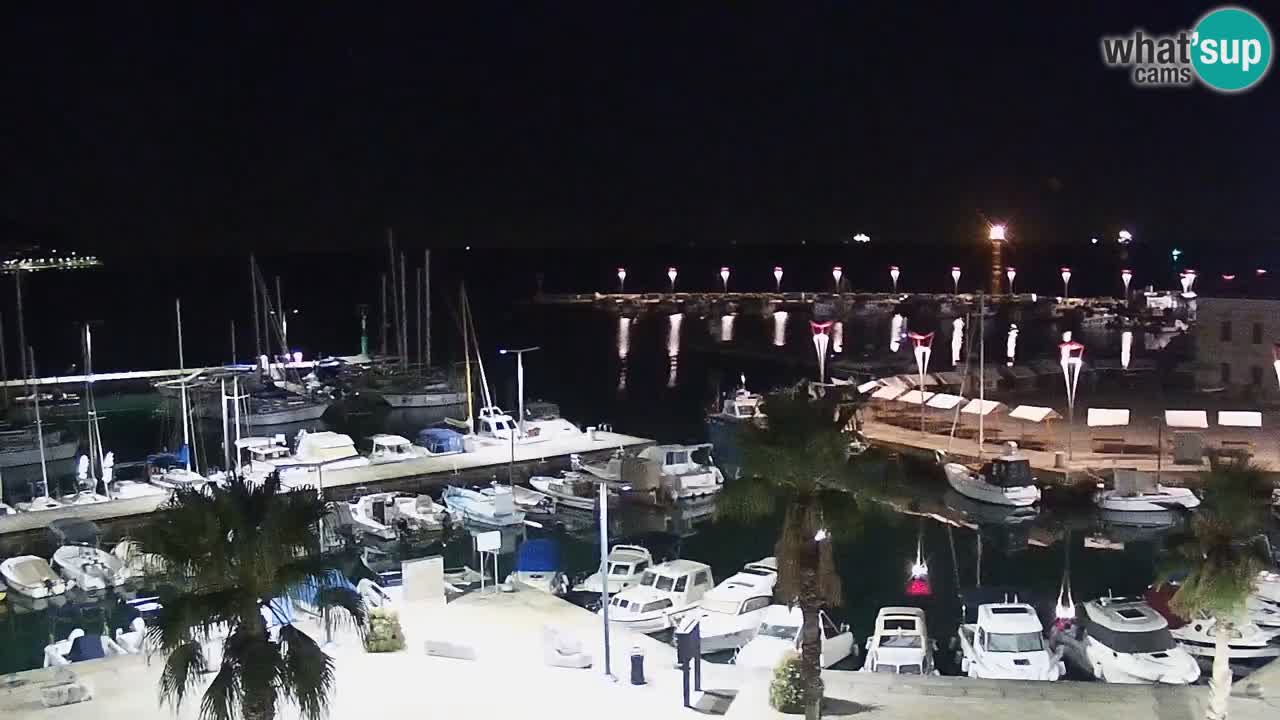 Web kamera Koper – marina i promenada – hotel Grand Koper