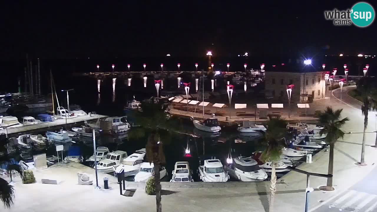 Web kamera Koper – marina i promenada – hotel Grand Koper