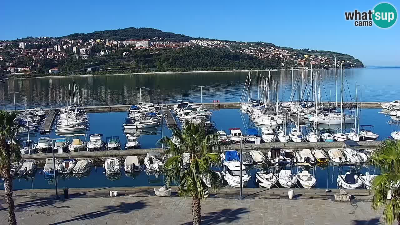 Web kamera Koper – marina i promenada – hotel Grand Koper