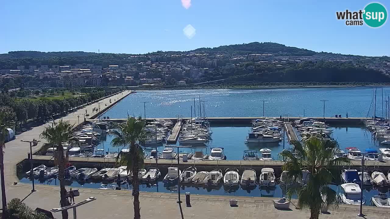 Web kamera Koper – marina i promenada – hotel Grand Koper