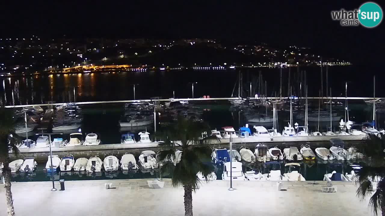 Webcam Capodistria – marina e lungo mare dall’Hotel Grand Koper