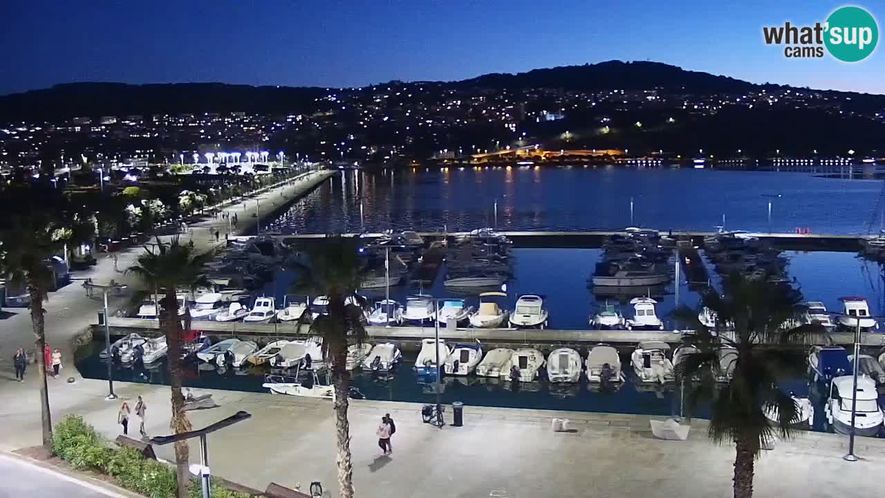 Web kamera Koper – marina i promenada – hotel Grand Koper