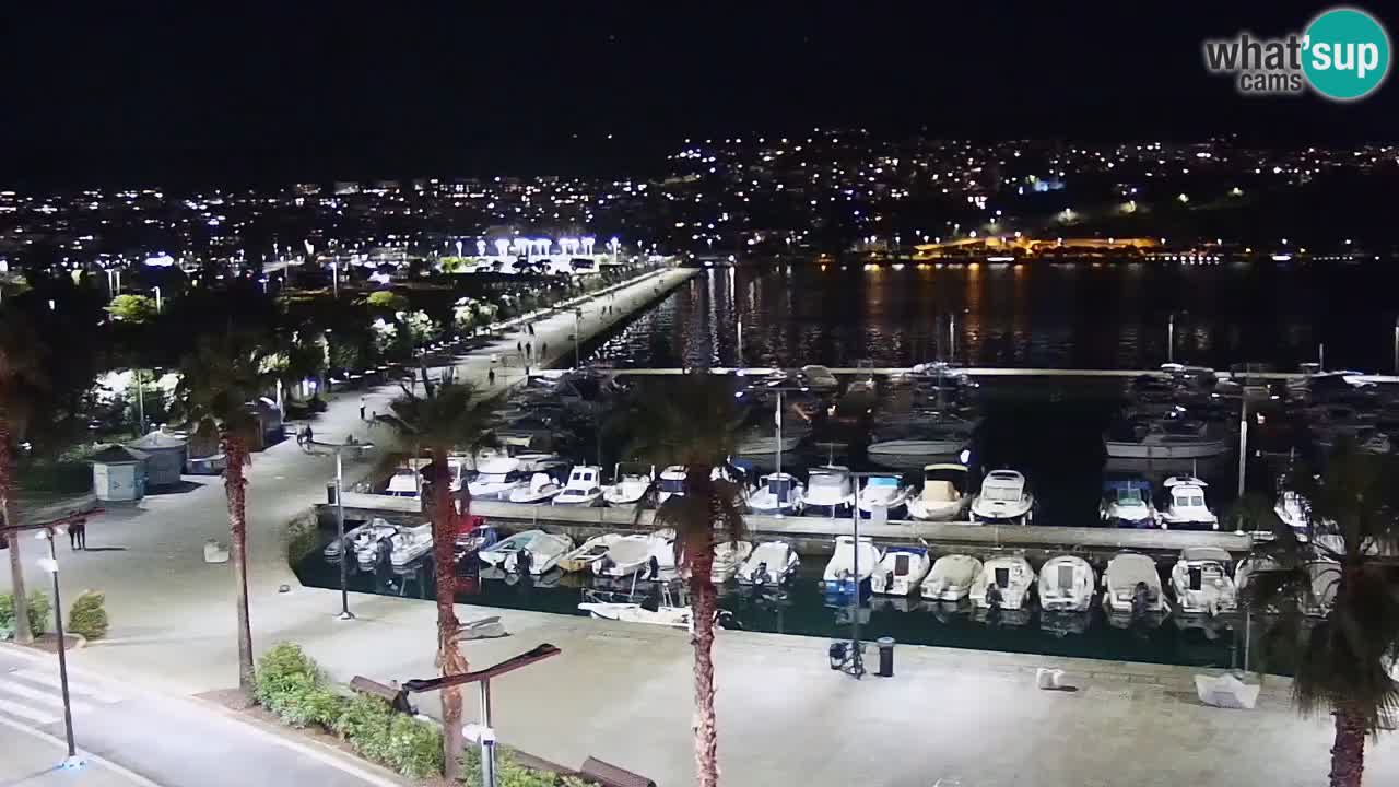 Web kamera Koper – marina i promenada – hotel Grand Koper