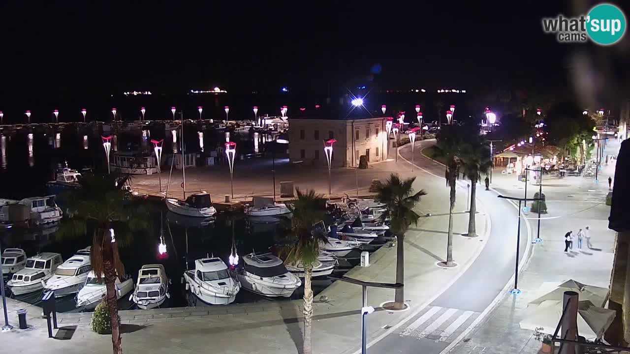 Camera en vivo Koper – puerto deportivo y paseo marítimo desde el Hotel Grand Koper
