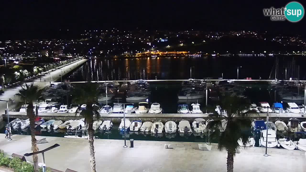Webcam Capodistria – marina e lungo mare dall’Hotel Grand Koper