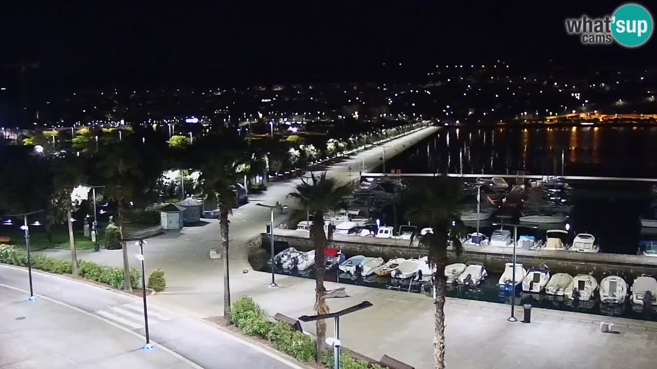 Web kamera Koper – marina i promenada – hotel Grand Koper