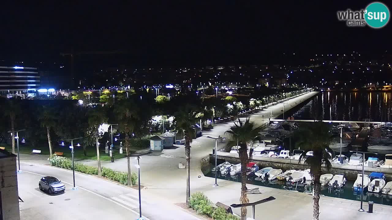 Spletna kamera Koper – Panorama na marino in promenado s Hotela Grand Koper
