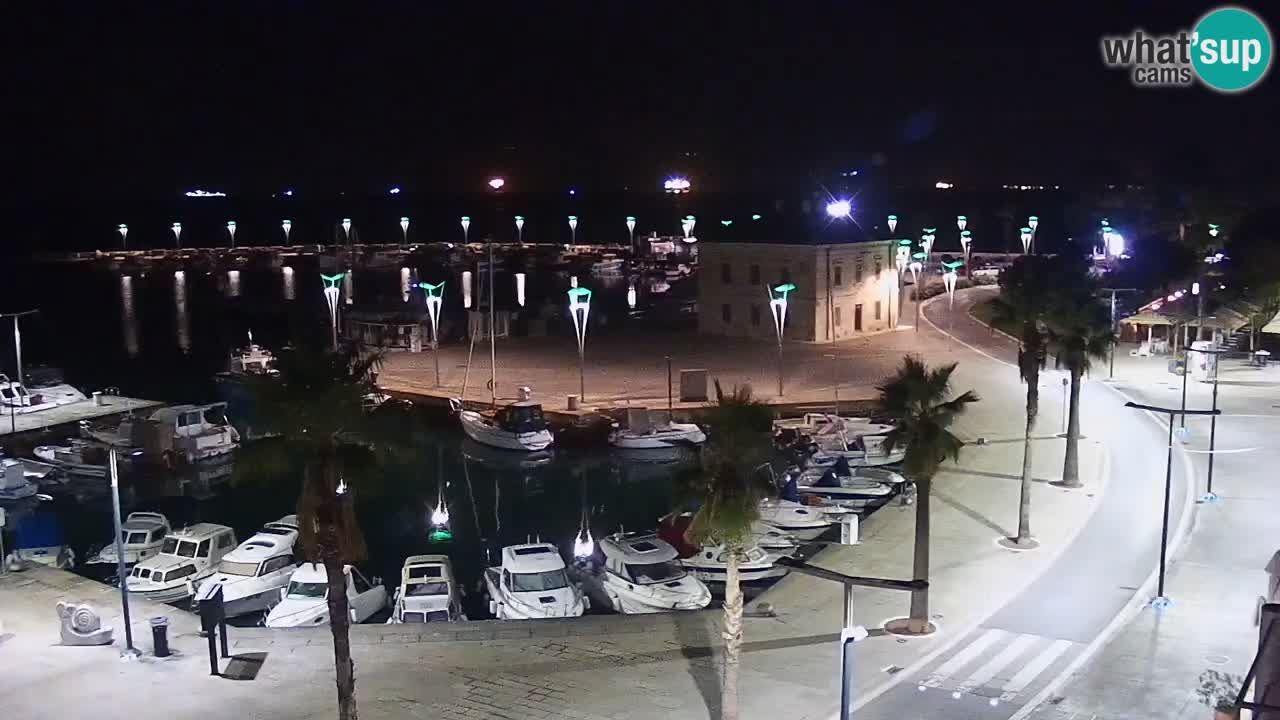 Camera en vivo Koper – puerto deportivo y paseo marítimo desde el Hotel Grand Koper
