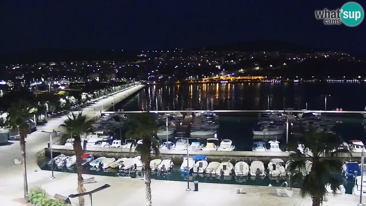Camera en vivo Koper – puerto deportivo y paseo marítimo desde el Hotel Grand Koper