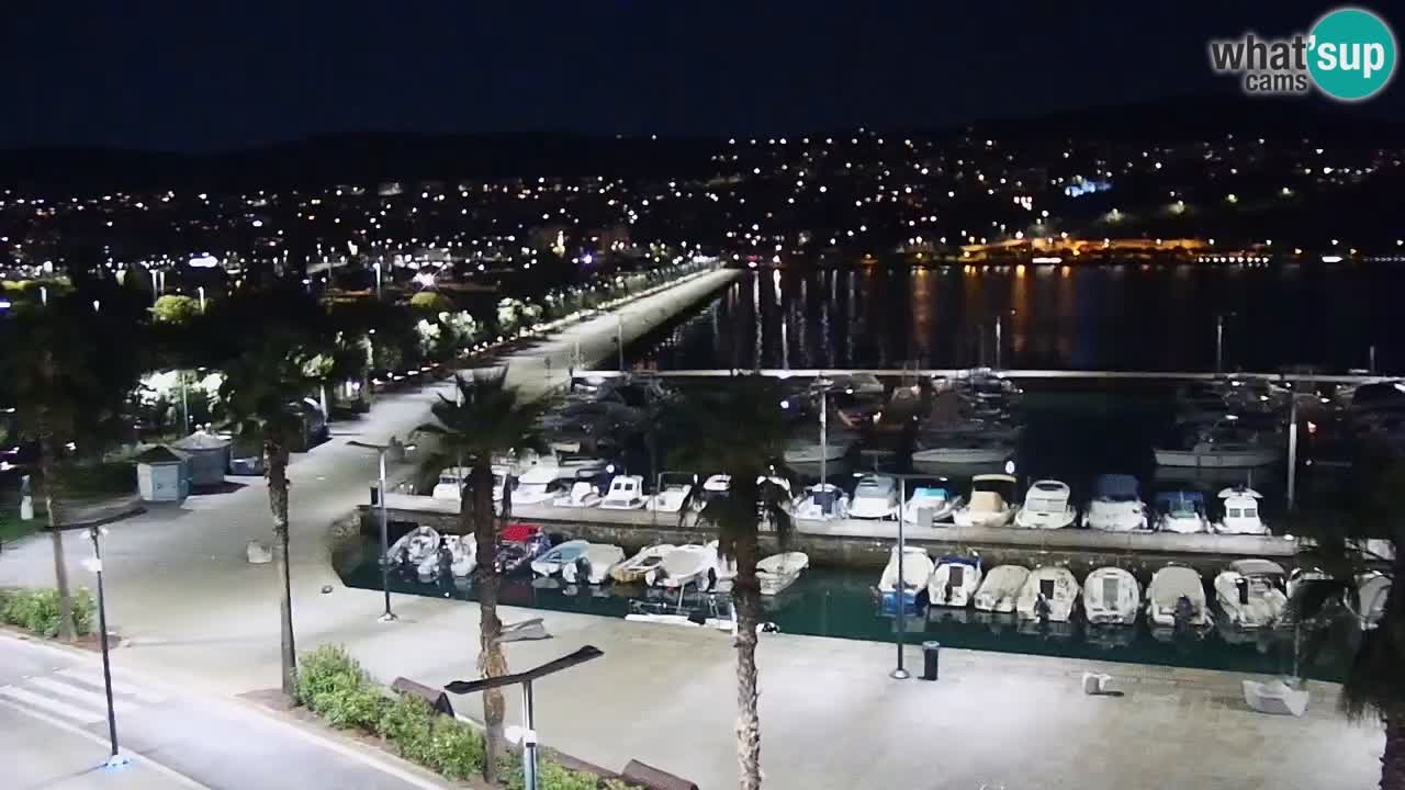 Spletna kamera Koper – Panorama na marino in promenado s Hotela Grand Koper