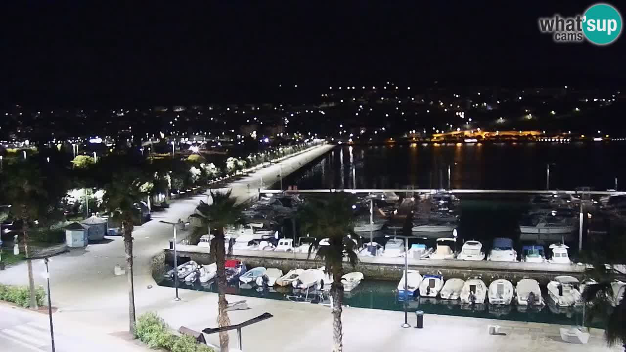 Web kamera Koper – marina i promenada – hotel Grand Koper