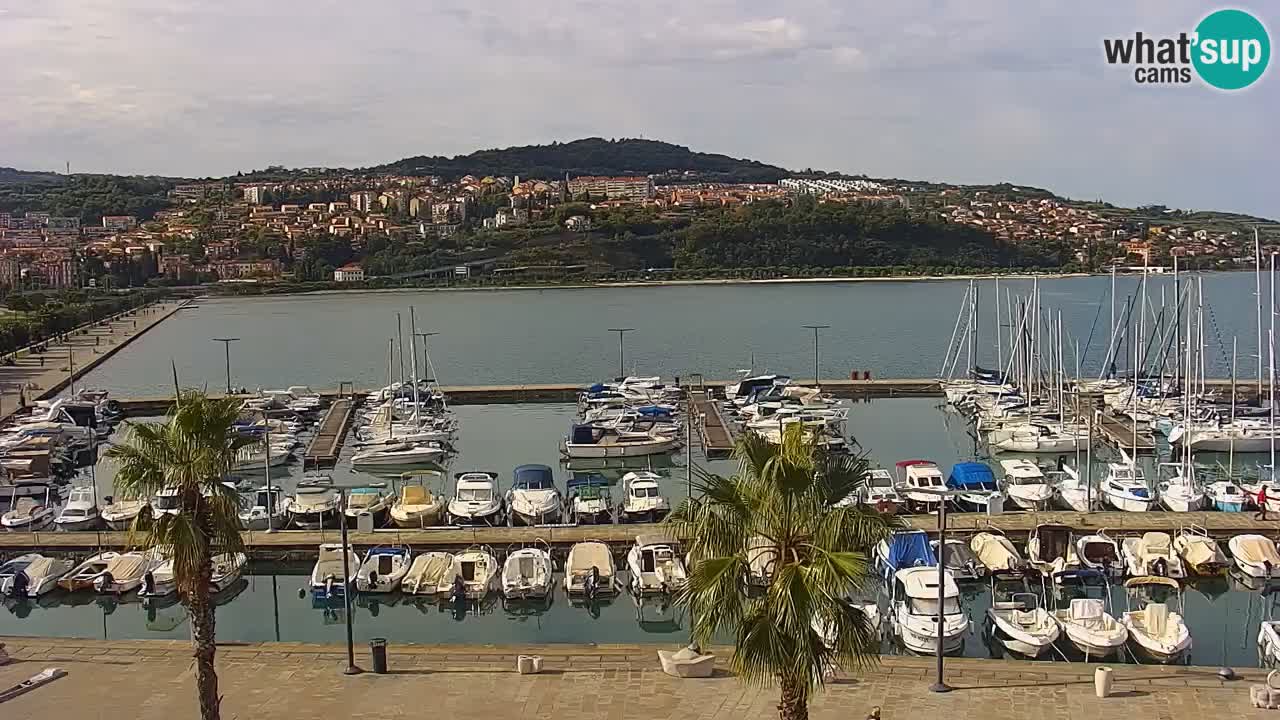 Web kamera Koper – marina i promenada – hotel Grand Koper