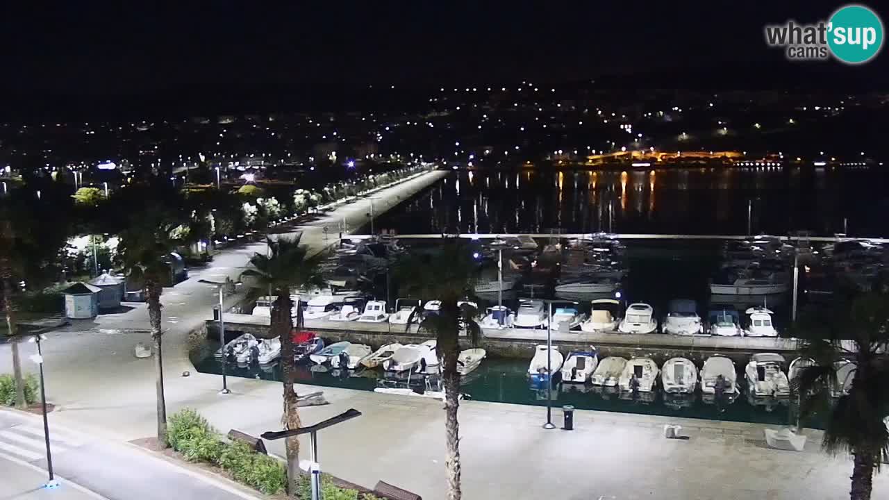 Web kamera Koper – marina i promenada – hotel Grand Koper